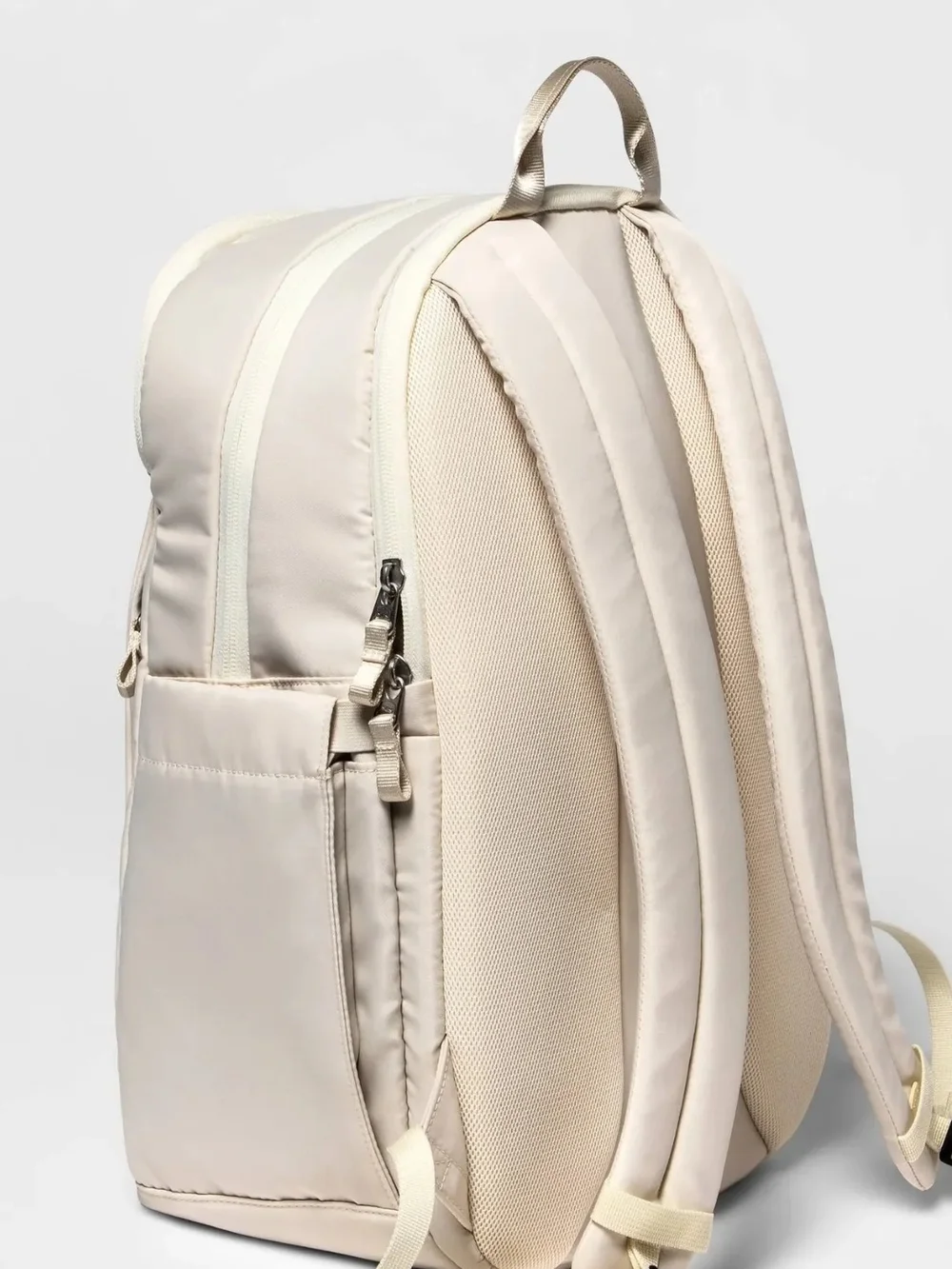 All In Motion 17.5 In Lifestyle Water Repellent Backpack Book Bag Off-white Nwt